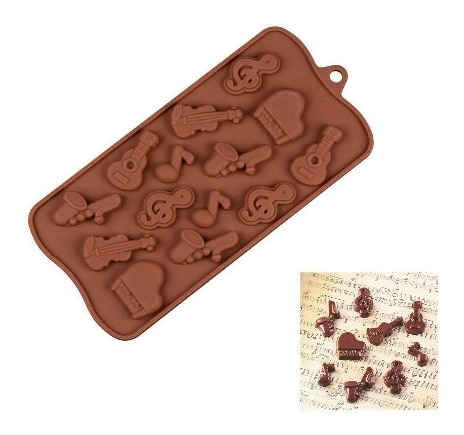 Genérico - Moldes De Chocolate Moldes Silicona Chocolate Instrumentos
