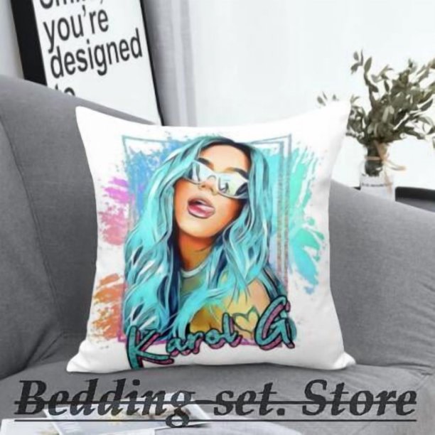 Karol g Throw Pillow New sexy goddess karol g Throw Pillow sofa upholstery bedding square with pillow core comfortable
