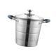 thumbnail image 1 of Olla Freidora De Acero Inoxidable Olla Freidora Con Bandeja Para Cocinar Al Vapor Para Papas Fritas Caseras 5L, 1 of 5