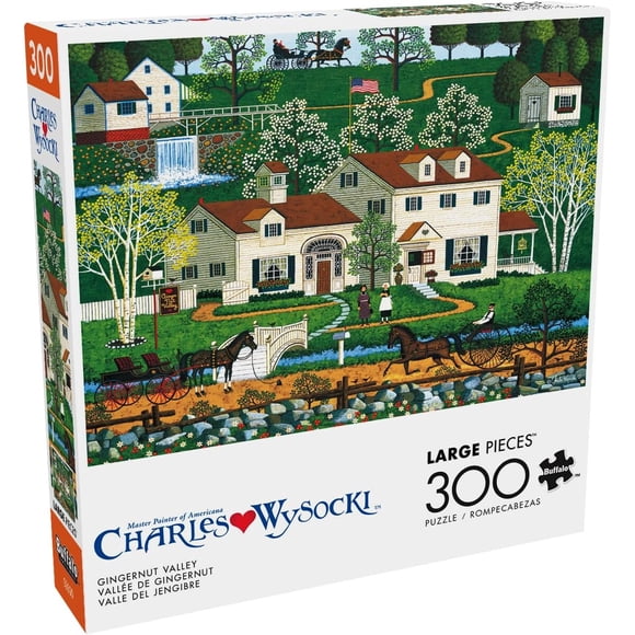 Puzzle Buffalo Games 300 piezas Charles Wysocki Gingernut Valley