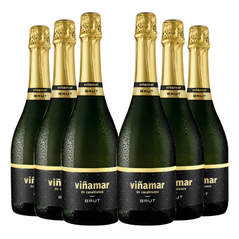 Viñamar - 6 Espumantes Brut, Chle, 750 Ml, 12.4%