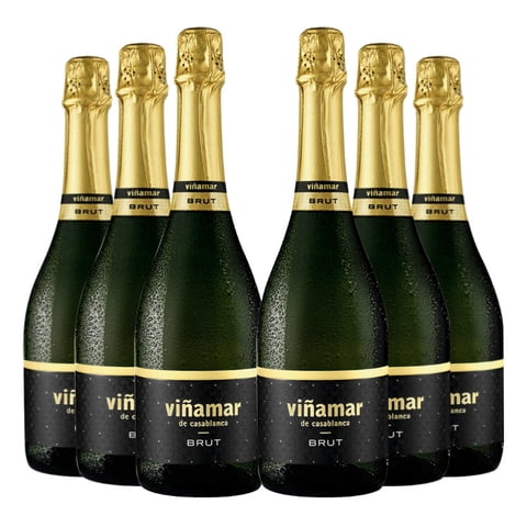 Viñamar - 6 Espumantes Brut, Chle, 750 Ml, 12.4%