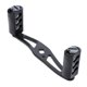 thumbnail image 4 of Manija Del Carrete Para Manija Doble De Carrete De Balsa De Tambor Baitcasting - Negro, 4 of 5