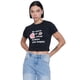 thumbnail image 1 of Polera Mujer Fun Crop I Negro Corona, 1 of 5