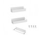 thumbnail image 1 of Estante magnético para especias AALFA 2 unidades negro organizador para refrigerador + ganchos, 1 of 9