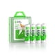 thumbnail image 1 of Paquete de 4 baterías recargables EBL AA 2800 mAh Ni-MH, 1 of 6