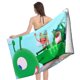 thumbnail image 4 of Lale Ki Lolu Toalla de playa de secado rápido con diseño temático, regalo para mujeres y niñas, ideal para cumpleaños, fans, amantes de la música, uso en la playa o al aire libre, 78 × 180 cm, 4 of 6
