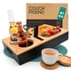 thumbnail image 1 of Consola De Sofá Couch Caddy ® De Bambú Con Portavasos, 1 of 7