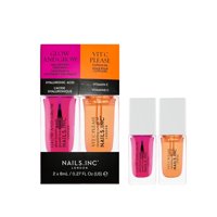 Set De Tratamiento De Uñas Nails Inc Glow & Grow Con Aceite Para Cutículas, 2 Unidades