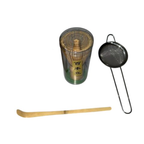 Magideal - Juego De Té Matcha Con Filtro De Acero Inoxidable, Herramientas Portátiles Para Matcha, Cuchara Para Té Moderna, Batidor De Matcha Para Sala De Estar, 3 Piezas