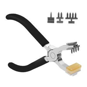 Magideal - Herramienta Perforadora De Cuero, Alicates Silenciosos, Prácticos Y Fáciles De Usar, Alicates Manuales, Perforadores Para Cinturones, Correas De Ropa, A