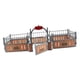 thumbnail image 3 of Establo De Caballos, Modelo, Corral De Caballos, Accesorios De Esgrima Para Decoración De Diseño, Marrón, 3 of 5