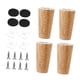 thumbnail image 1 of 4 patas de madera para muebles, repuestos para proyectos de bricolaje, patas de gabinete, de sofá para estantería, mesa de centro, sofá de dos plazas, 10 centímetros, 1 of 5