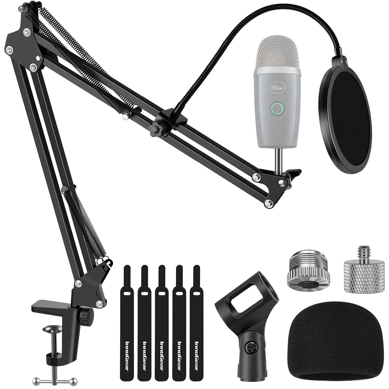 Soporte De Micrófono Innogear Para Blue Yeti Nano Con Accesorios