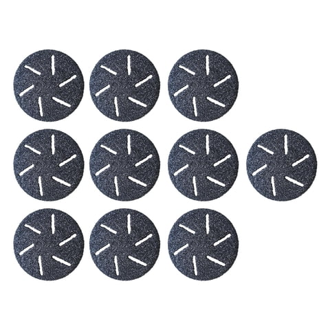 Magideal - Reemplazo De Discos De Papel De Lija De 10 Piezas, Discos De Callus Pulido De Pulido Herramienta De Eliminación De Artesanías De La Máquina De Callón Superficie Grabada