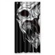 thumbnail image 1 of Cortina de ducha de calavera de la serie AMC The Walking Dead, juego de cortina de baño con ganchos, tamaño 36 x 72 pulgadas, 1 of 3
