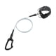 thumbnail image 4 of Freediving Lanyard Leash Correa de seguridad Correa de pulsera de acero inoxidable resistente Cuerda de seguridad Cordón de buceo para equipo de buceo, 4 of 5
