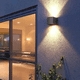 thumbnail image 3 of Foco aplique doble cara ajustable para pared exteriores negro, 3 of 3