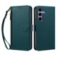 thumbnail image 3 of Funda con Billetera para [Samsung Galaxy S25] con Bolsillo Zipper y Tarjetero Verde pavo real, 3 of 6