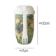 thumbnail image 2 of Juego de recipientes para ensalada fresca para llevar, vaso mezclador de ensalada Keep Fit con tenedor y soporte para aderezo, 2 of 5
