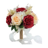 Bothyi - Ramo De Novia De Boda Ramo De Novia Con Ramo De Novia Para Fiesta Rojo