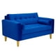 thumbnail image 2 of Sofa Retro 2c Felpa 01 Azul Rey, 2 of 6