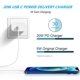 thumbnail image 2 of Cargador Aszbmydz iPhone 20W USB‑C a Lightning 1,8 m (2 unidades), 2 of 7