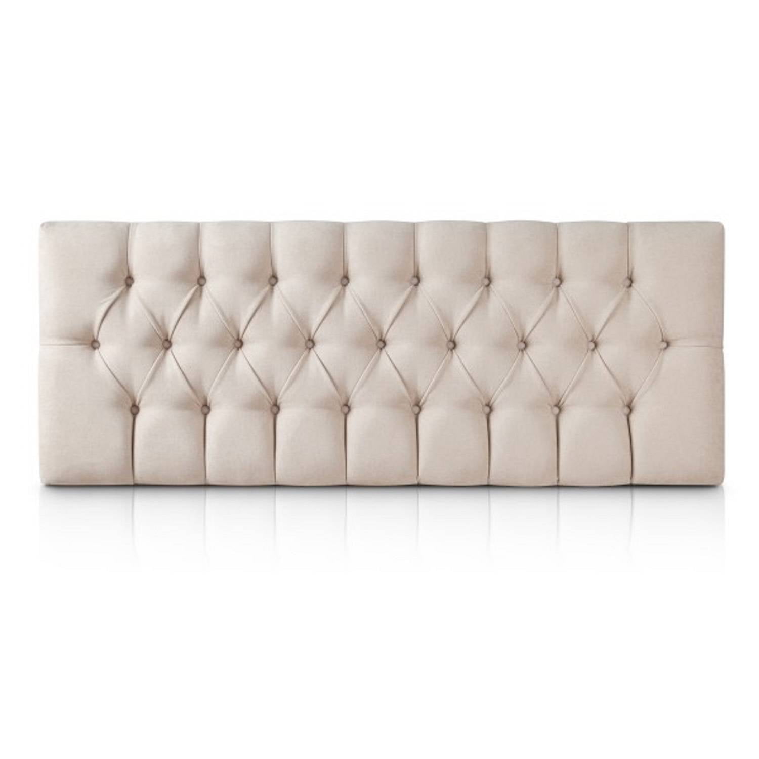 Muebles Hvm - Respaldo Capitone Antonia Hvm 2p Blanco Invierno