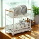thumbnail image 2 of Secaplatos Escurridor Acero Inox Valencia 2 Niveles Simplit blanco, 2 of 8