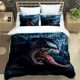 thumbnail image 1 of v2957 Bed Sheets Cartoon V-venom printed Bedding Sets exquisite bed supplies set duvet cover bed comforter set bedding set luxury birthday gift 3-Piece Bedding Set (1 Duvet Cover + 2 Pillow Shams) Bed, 1 of 5