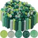 thumbnail image 1 of Perlas de cera de sellado Atopbb 250 piezas Mezcla verde de 5 colores, 1 of 7