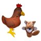 thumbnail image 2 of Lowrie & Hen - Juego De Marionetas De Dedo De Felpa, Accesorios Para Contar Historias, Juguete Educativo, 2 of 5