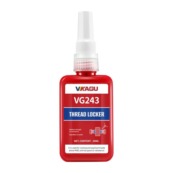 Fijador de roscas VIKAGU VG243 azul de resistencia media 50 ml