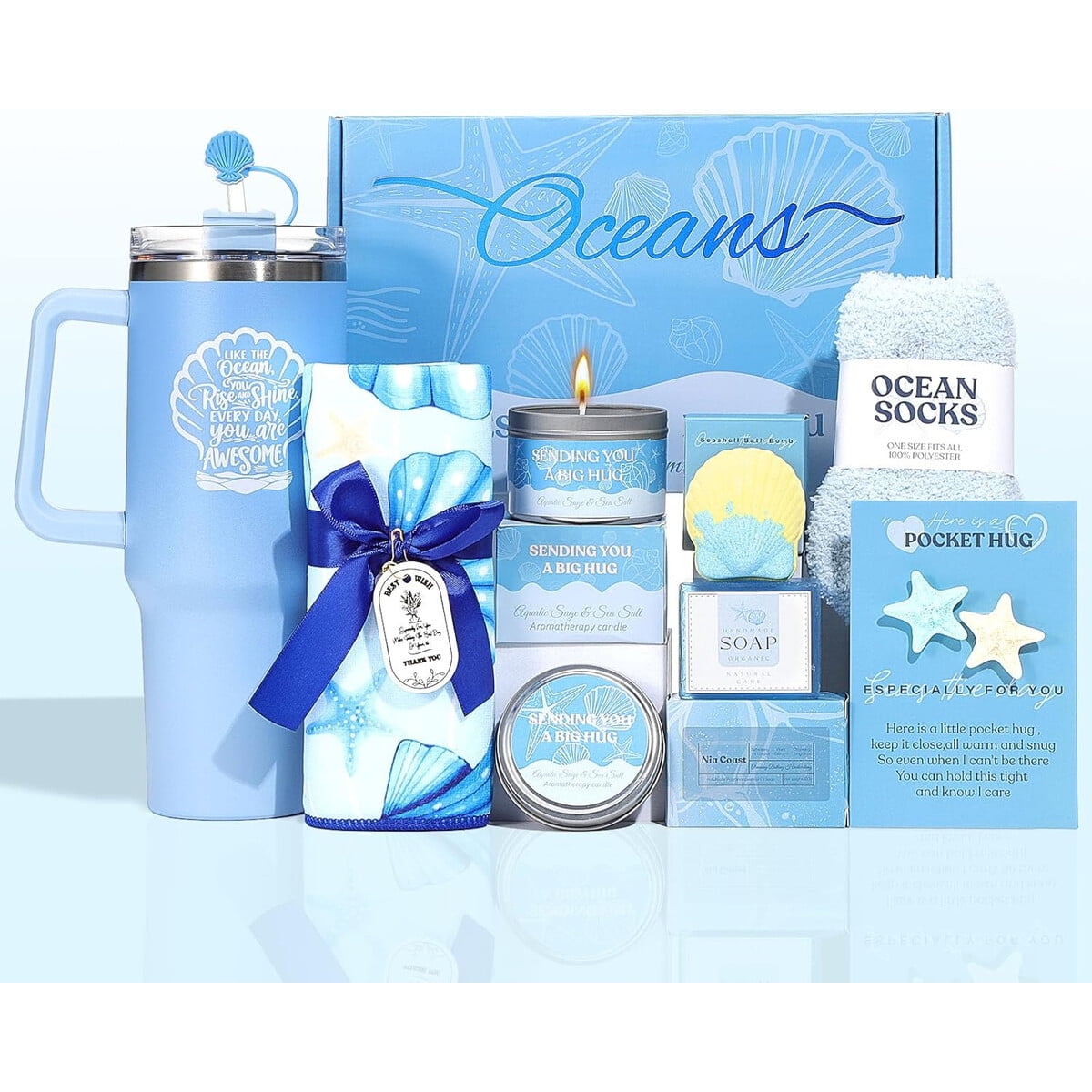 Fesveoke - Caja Regalo Spa Ocean Cumpleaños Mujer Autocuidado