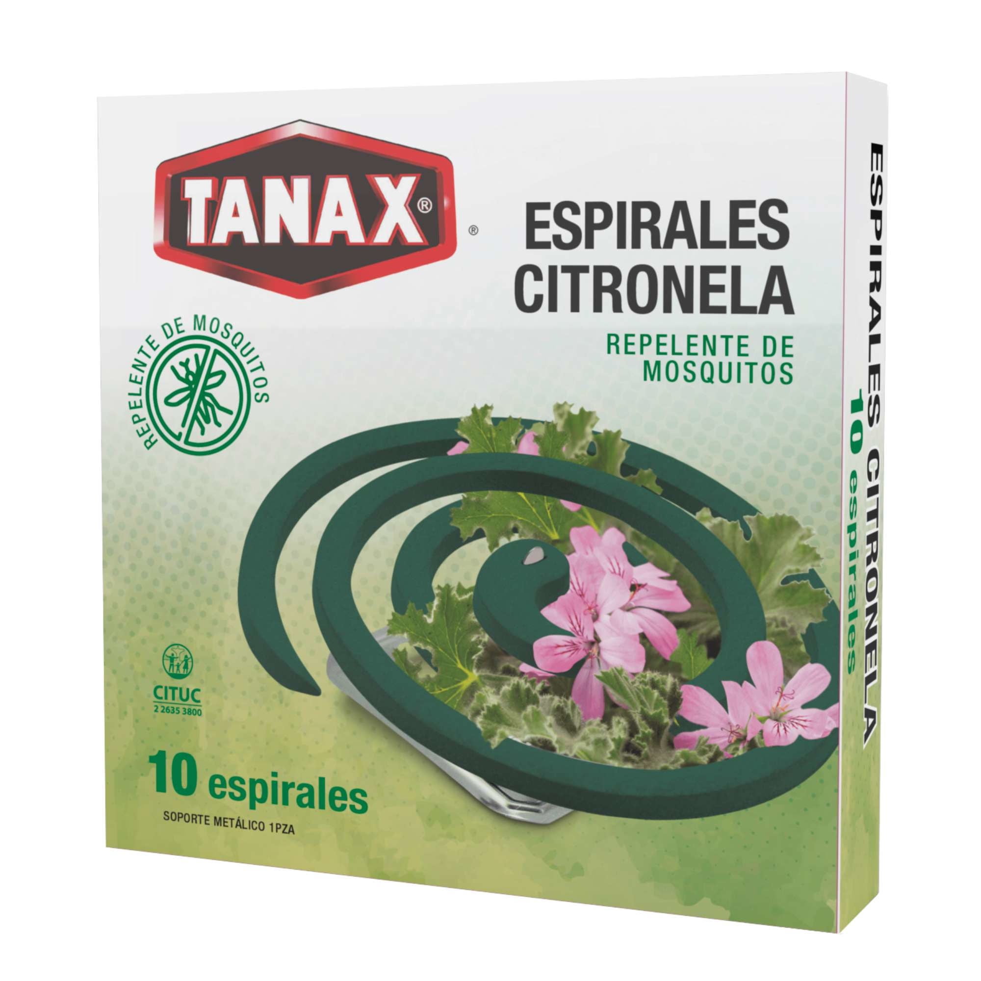 Repelente Espiral Citronella 10 Un Tanax