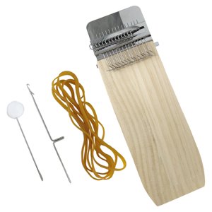 Magideal - Herramienta De Tejido De Tipo Speedweve De Telar Pequeño De Telar Pequeño Para Zurcir, Kit De Telar De Tejido Pequeño Conveniente Reparación , 14 Pines