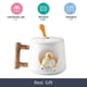 thumbnail image 5 of Taza de café de cerámica, taza con patrón de animal Shiba Inu 3D, mango de diseño de madera interesante y cuchara a juego, muy adecuada para regalos-420 ml., 5 of 5