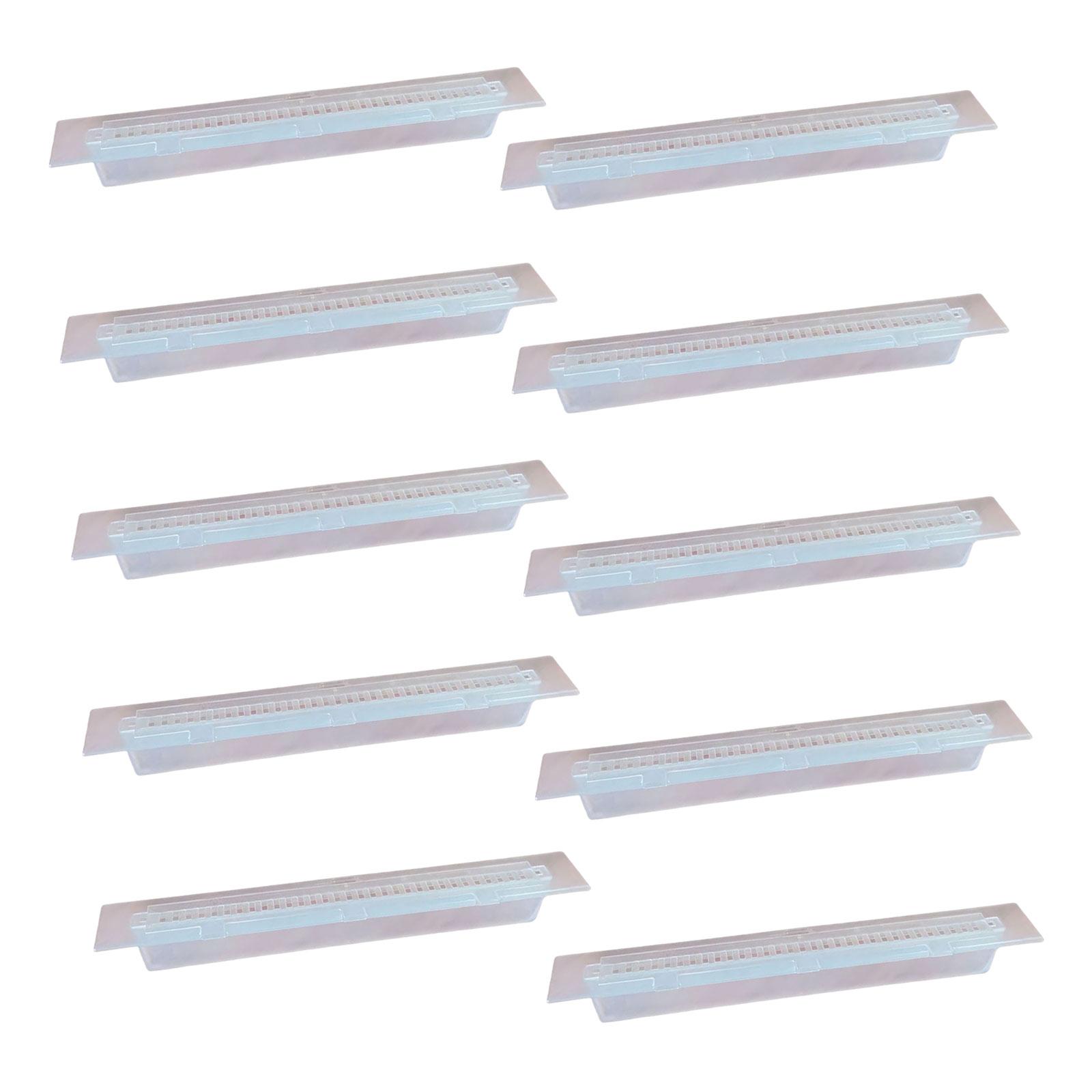 Ioensy - 10 Trampas Para Escarabajos, Transparentes, Accesorios Prácticos, Herramientas Para Apicultores.