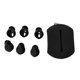 thumbnail image 1 of 3 Pares De Almohadillas De Silicona Para Auriculares, Almohadillas De Repuesto Para Airpods, Color Negro, 1 of 3