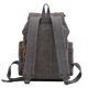 thumbnail image 3 of Mochila HuaChen Vintage de lona 18x32x20 cm con piel, 3 of 6