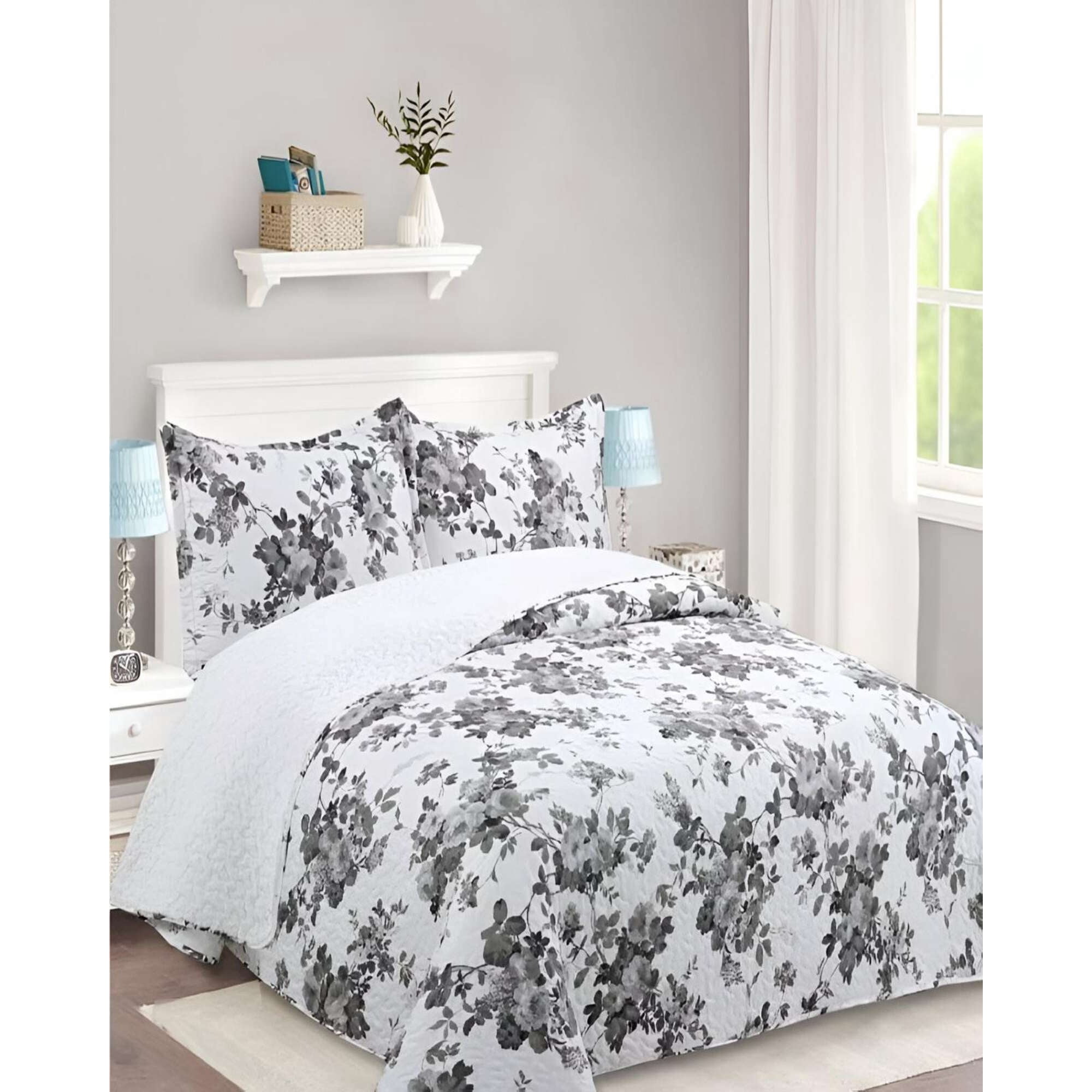 Genérico - Cubrecama Quilt Sherpa King 250x270 25