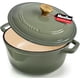 thumbnail image 1 of Horno holandés MUELLER HOME de hierro fundido esmaltado, 6 litros, verde tomillo, 1 of 7