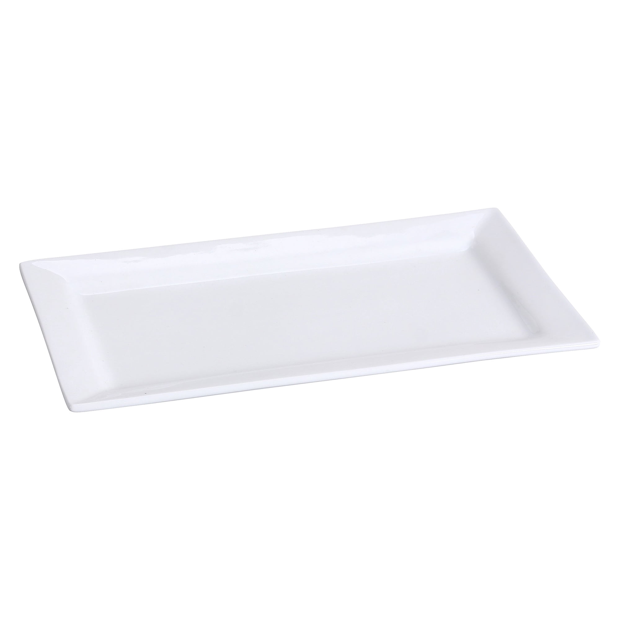 Plato Rectangular Yanco Lk-216, 16 X 9 Cm, Porcelana Blanca, Paquete De 6