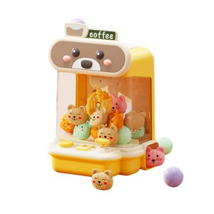 Magideal - Máquina De Juego Con Garra Para Niños, Muñeco Grabador, Regalo De Vacaciones, Emocionantes Regalos De Cumpleaños, Juguete Expendedor, Dispensador De Amarillo