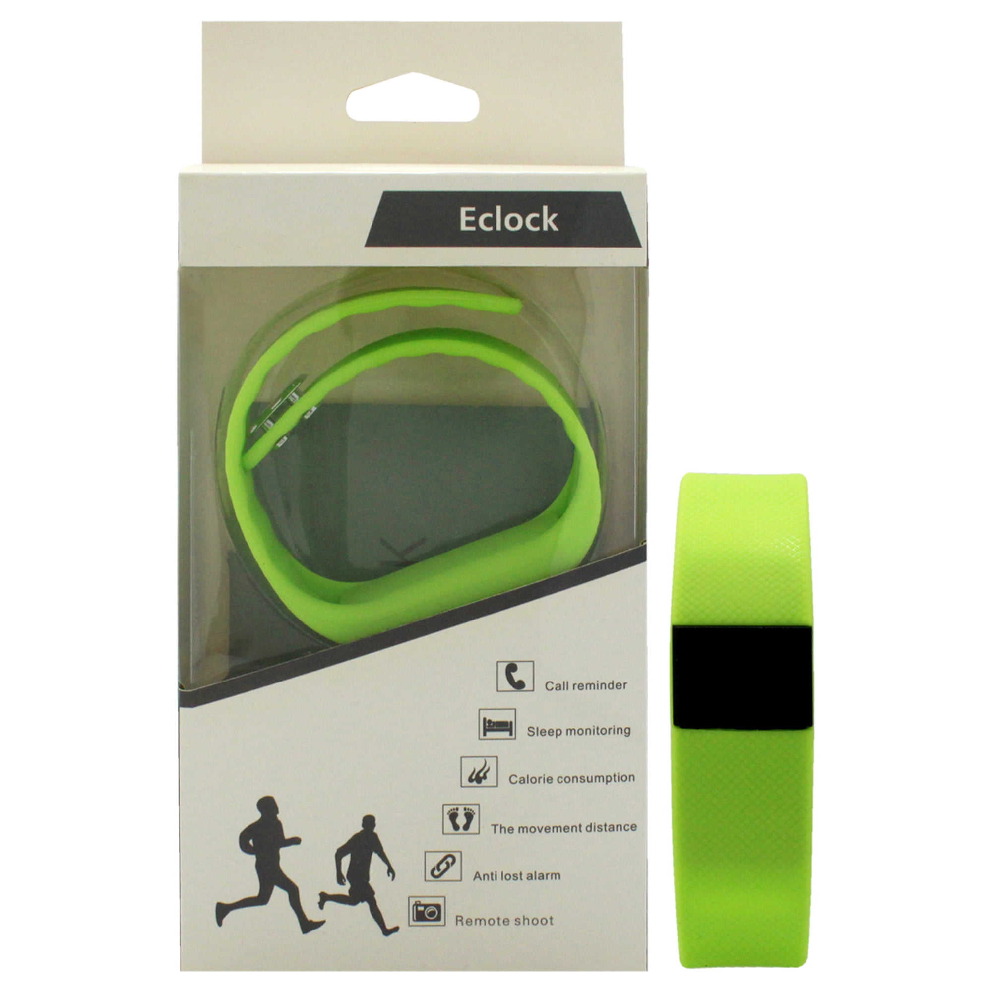 Pulsera De Silicona Deportiva Para La Salud Ek-h6 - Verde De Eclock Para Unisex - 1 Pulsera