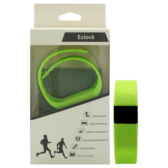 Pulsera de Silicona Deportiva para la Salud EK-H6 - Verde de Eclock para - 1 Pulsera