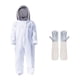thumbnail image 2 of Disfraz de traje de abejas con guantes de apicultor transpirable para los apicultores para los apicultores de la apicultura , L L, 2 of 5