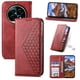 thumbnail image 1 of Funda Flip FOXDOCK para Realme 13 Pro 5G , Estilo Billetera con Diseño Rombo, Correa de Mano y Soporte, Uso Diario, 1 of 6