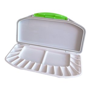 Bothyi - Paleta De Acuarela Para Pintura Acrílica De Gran Capacidad Con Bandeja Para Área De Mezcla