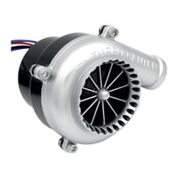 Magideal - Válvula De Descarga Turbo Electrónica Válvula De Descarga De Sirena Interruptor Electrónico De 12 V Argén